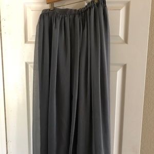 Grey Long Skirt